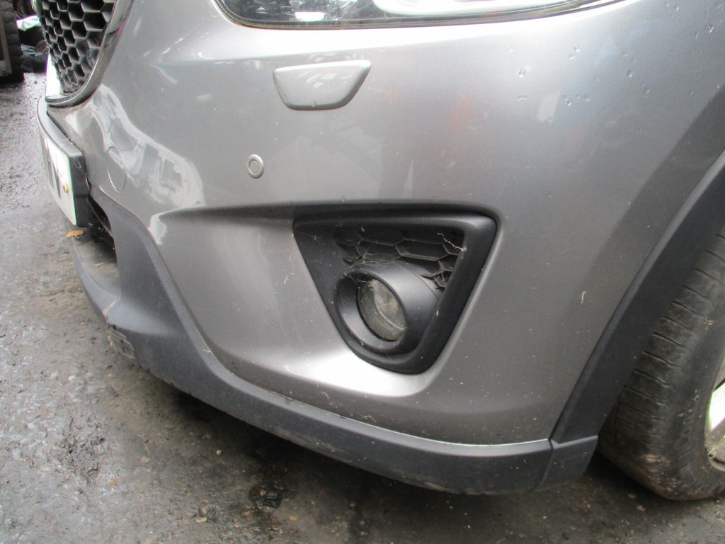 2013 MAZDA CX 5 MK1 FRONT COMPLETE BUMPER WITH BADGE GRILL FOG LIGHTS SILVER P38