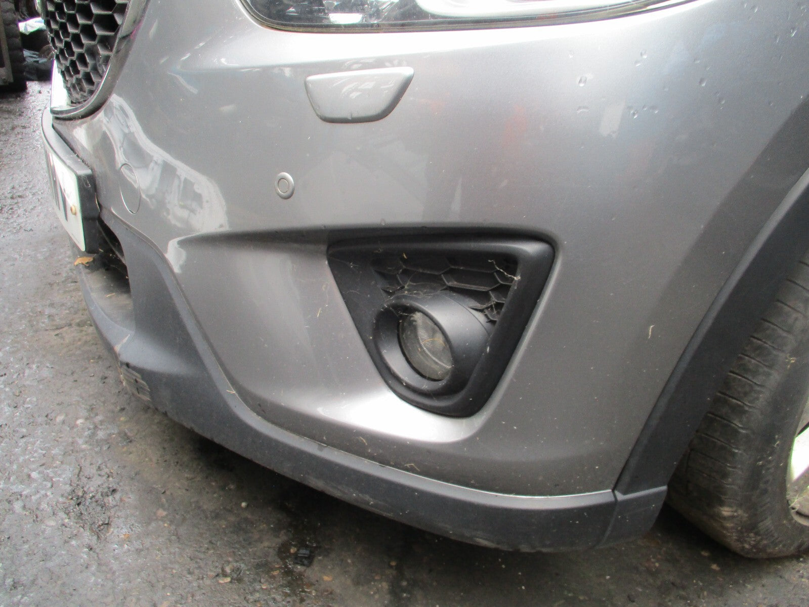 2013 MAZDA CX 5 MK1 FRONT COMPLETE BUMPER WITH BADGE GRILL FOG LIGHTS SILVER P38
