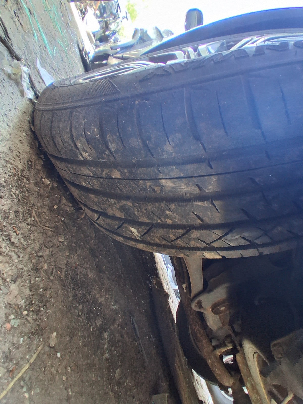 2018 MITSUBISHI OUTLANDER MK3 18 INCH ALLOY WHEEL WITH TYRE 225/55R18 REF 3