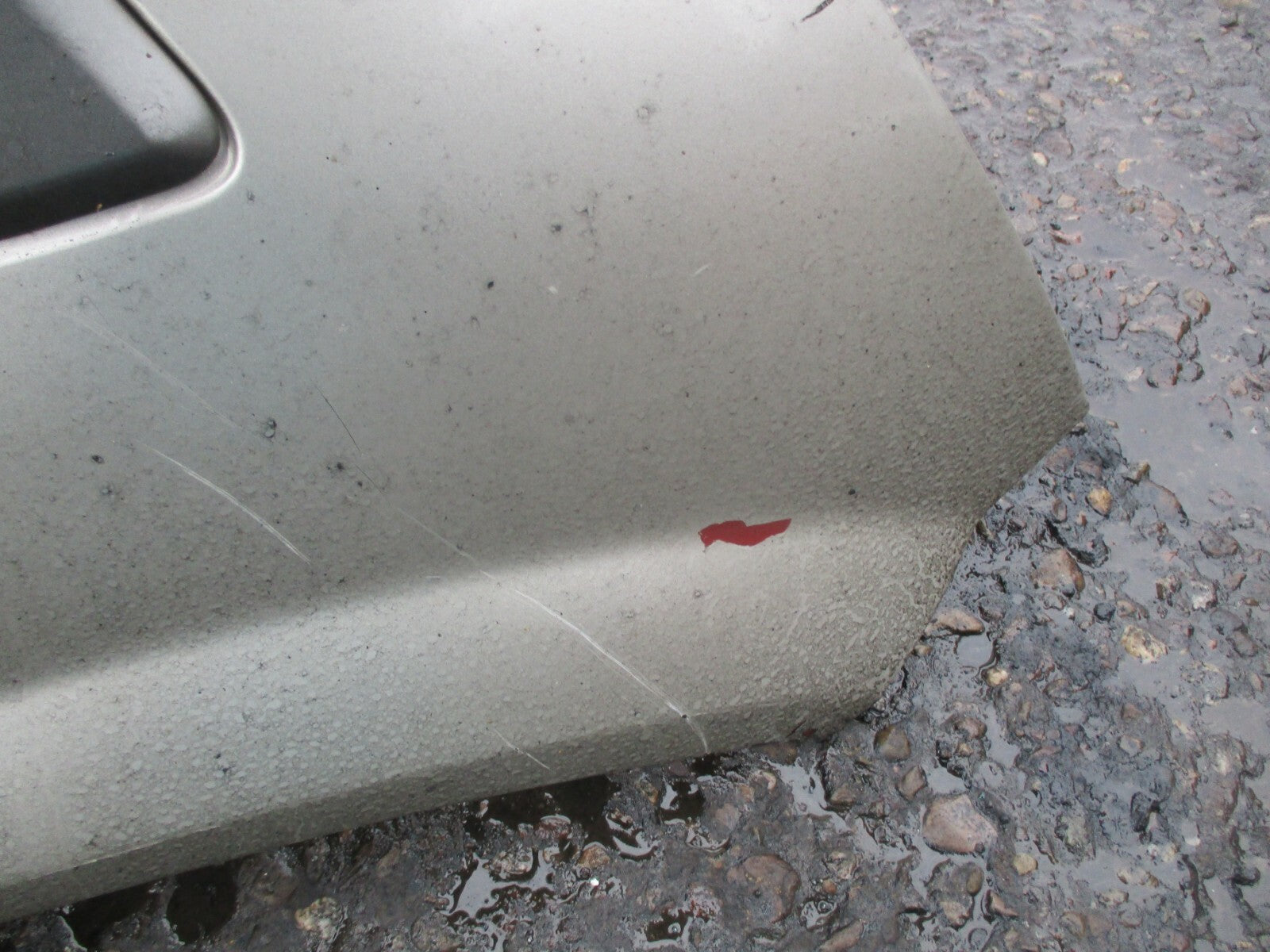 RENAULT MEGANE MK2 2006 COMPLETE REAR BUMPER & REVERSE SENSORS BEIGE GOLD
