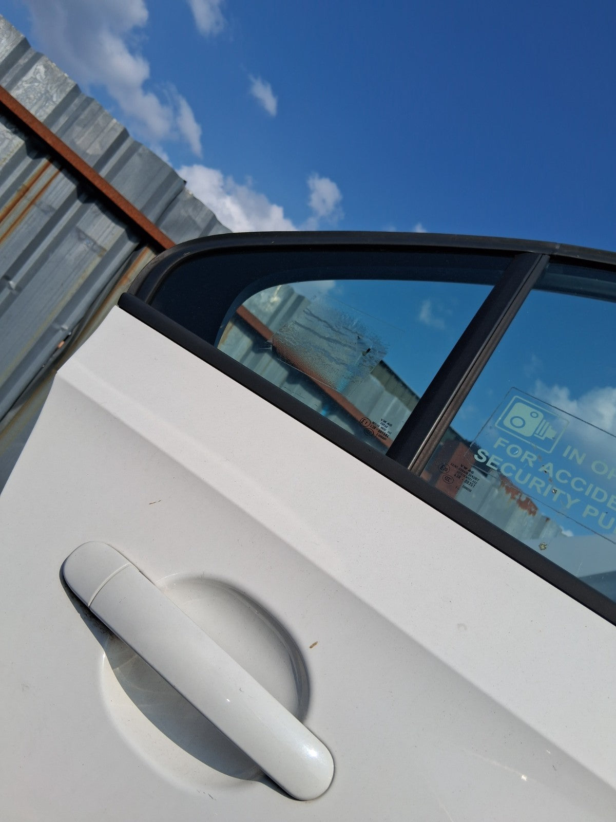 SEAT TOLEDO MK4 2018 HATCH OSR DRIVER SIDE REAR QUARTER WINDOW GLASS