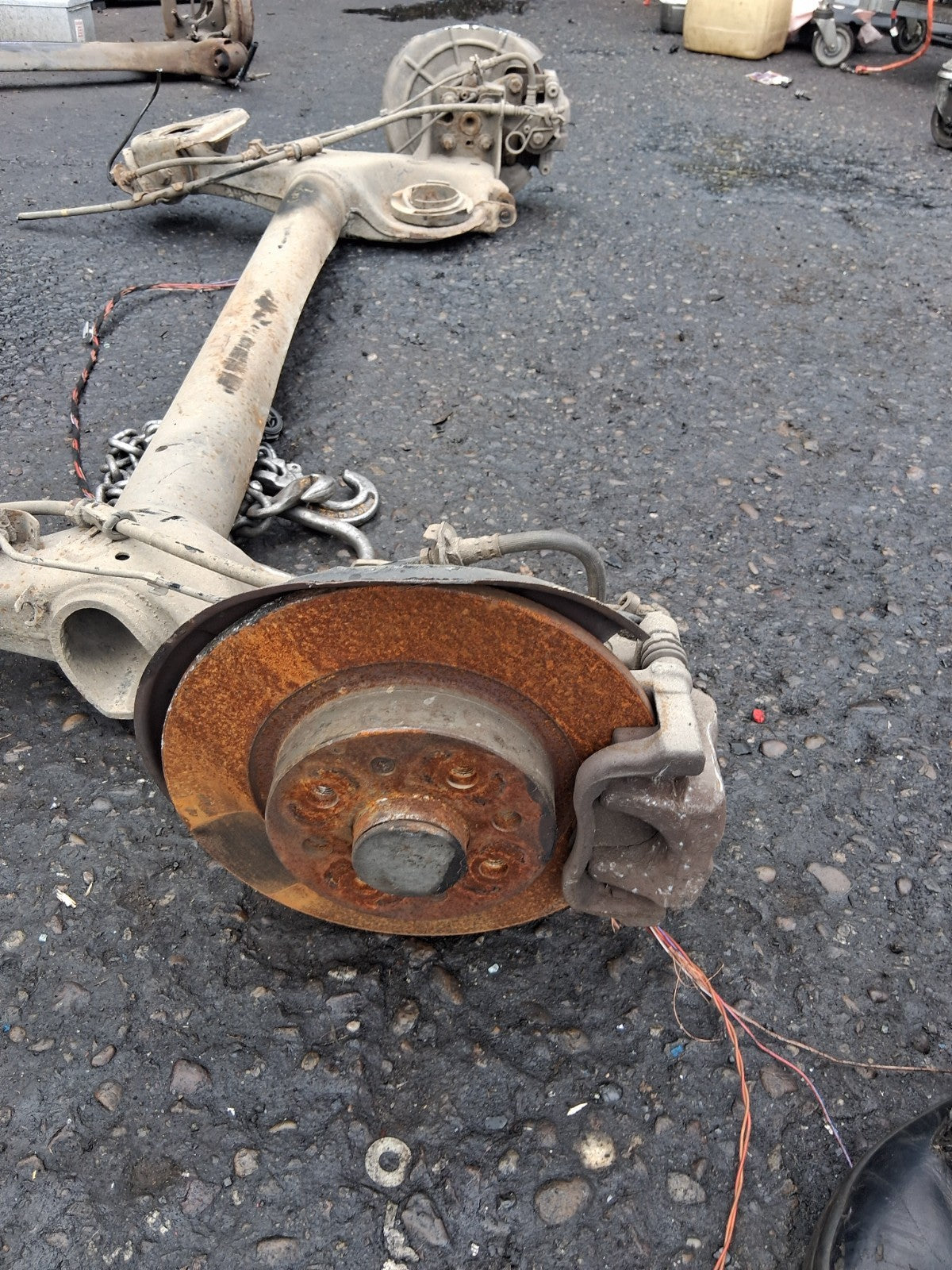 2016 VAUXHALL CORSA E REAR AXLE BEAM DISC TYPE