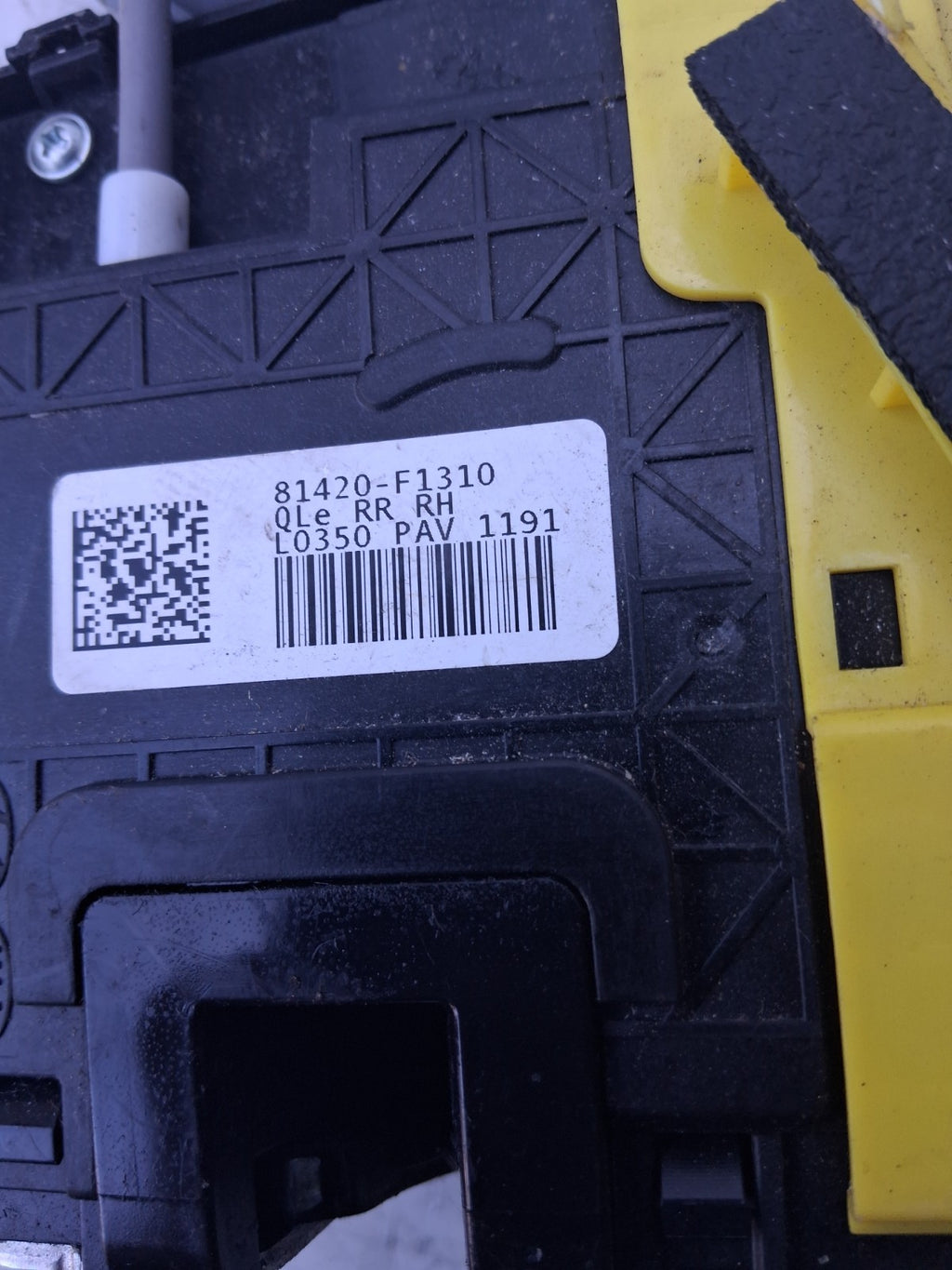 2020 KIA SPORTAGE MK4 NEAR LEFT PASSENGER SIDE DOOR LOCK 81420F1310