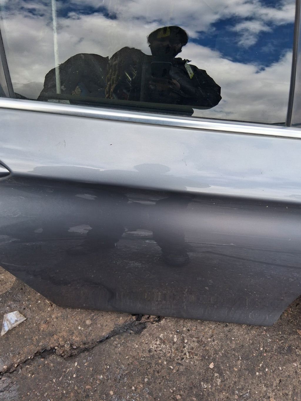 2010 BMW 5 SERIES F10 M SPORT OSR DRIVER SIDE REAR COMPLETE DOOR SPACE GREY A52