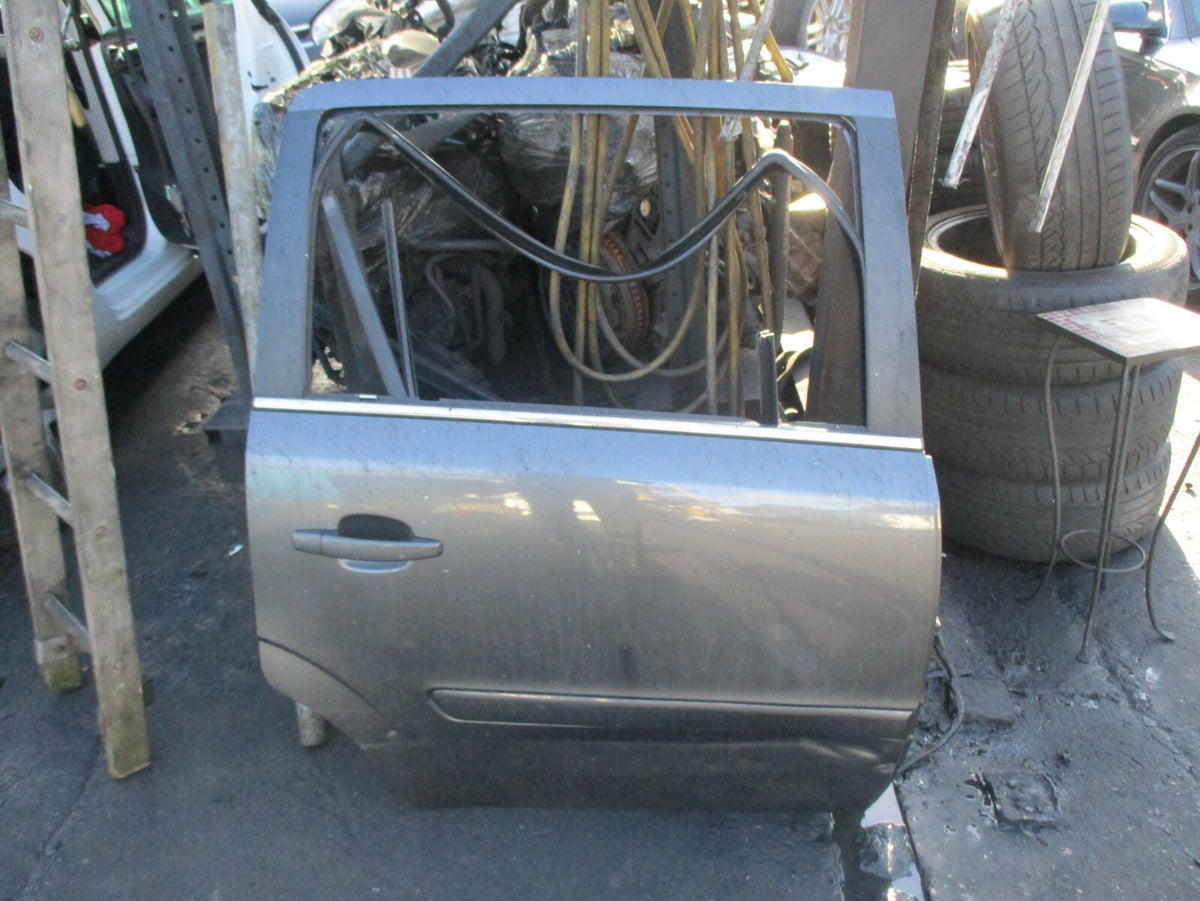 VAUXHALL ZAFIRA B MK2 OSR RIGHT OFF DRIVER SIDE REAR DOOR GREY