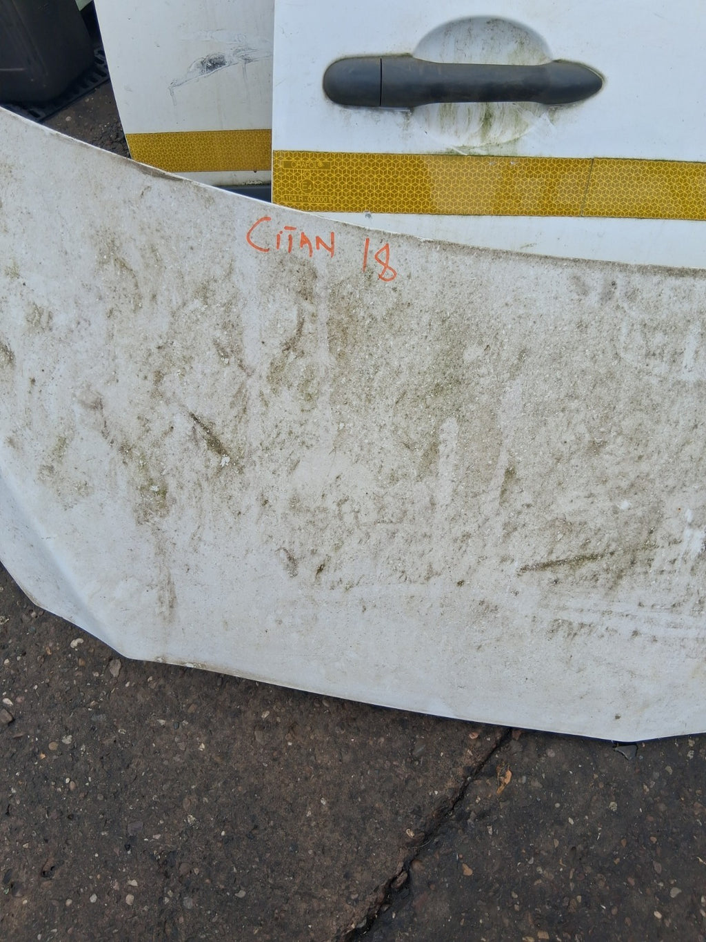 2018 MERCEDES BENZ CITAN W415 FRONT BONNET HOOD PANEL WHITE