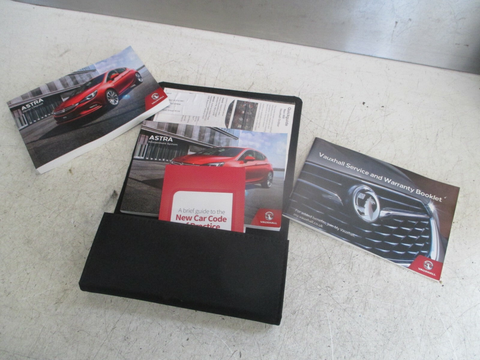 VAUXHALL ASTRA K MK7 2018 OWNER MANUAL WALLET BOOKS