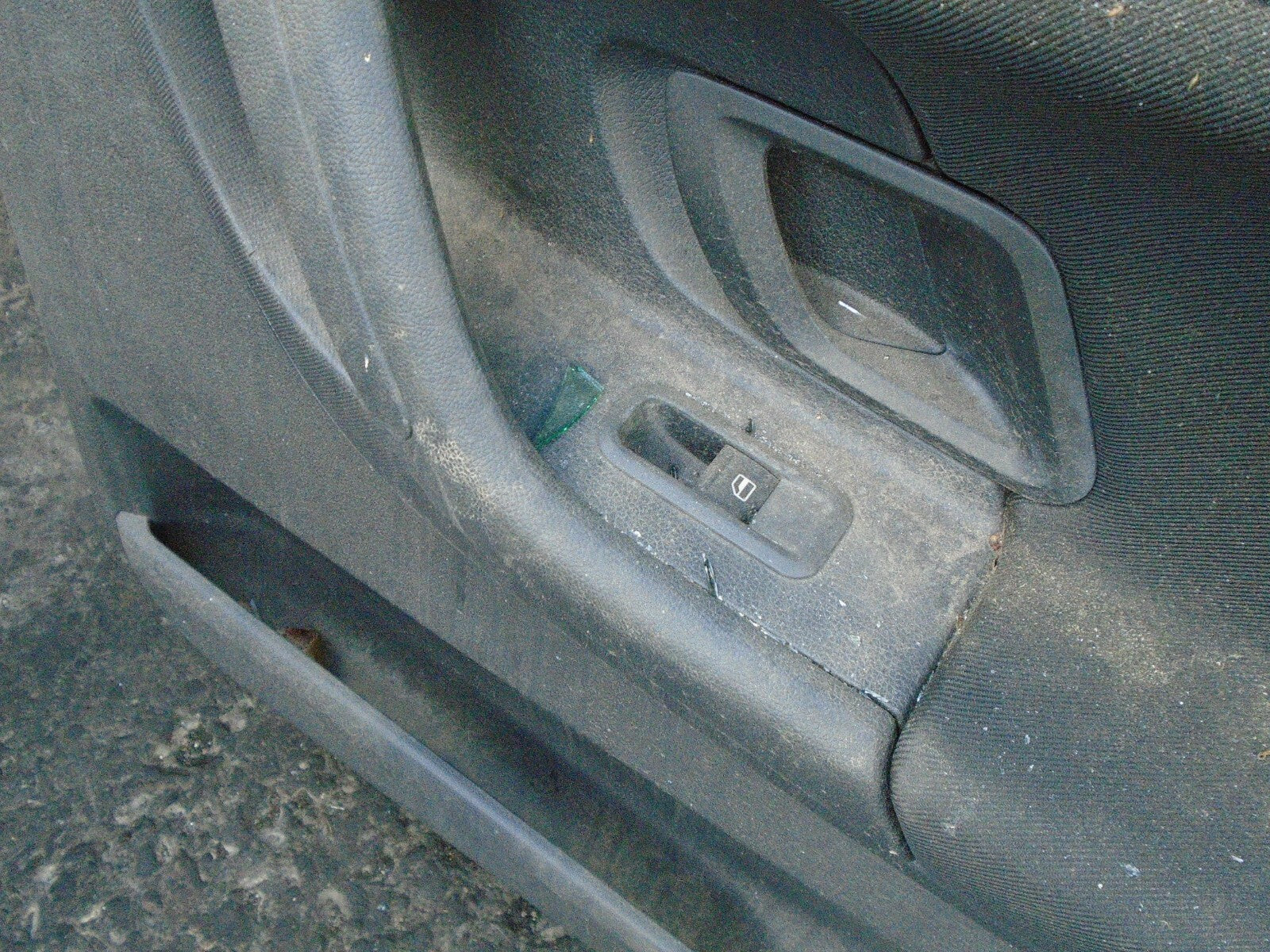 SKODA ROOMSTER 5J 2011 DRIVER SIDE REAR DOOR BLUE
