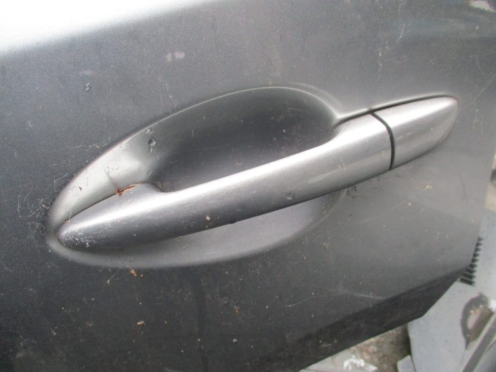 2013 MAZDA CX 5 MK1 NSR PASSENGER SIDE REAR EXTERIOR DOOR HANDLE SILVER P38