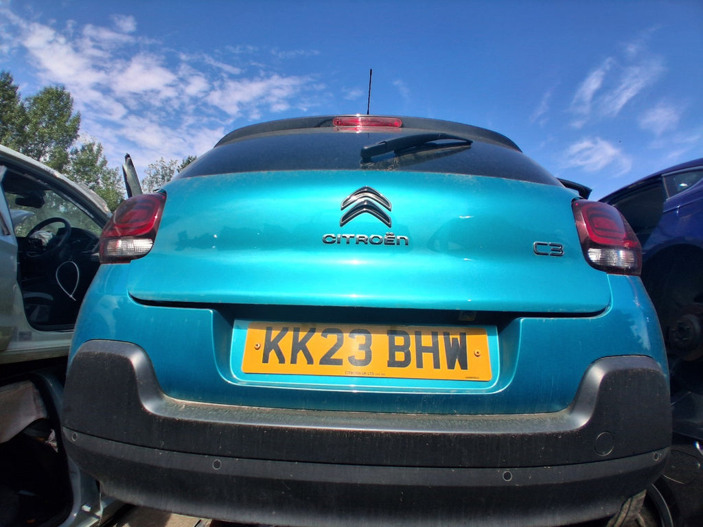 2023 CITREOEN C3 MK3 REAR BARE TAILGATE BOOTLID SPRING BLUE METALLIC EWJ