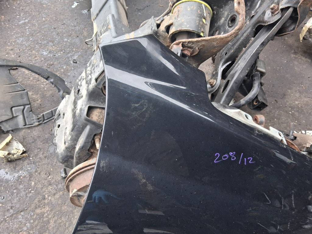 2012 PEUGEOT 207 OSF DRIVER SIDE FRONT RIGHT WING PANEL BLACK