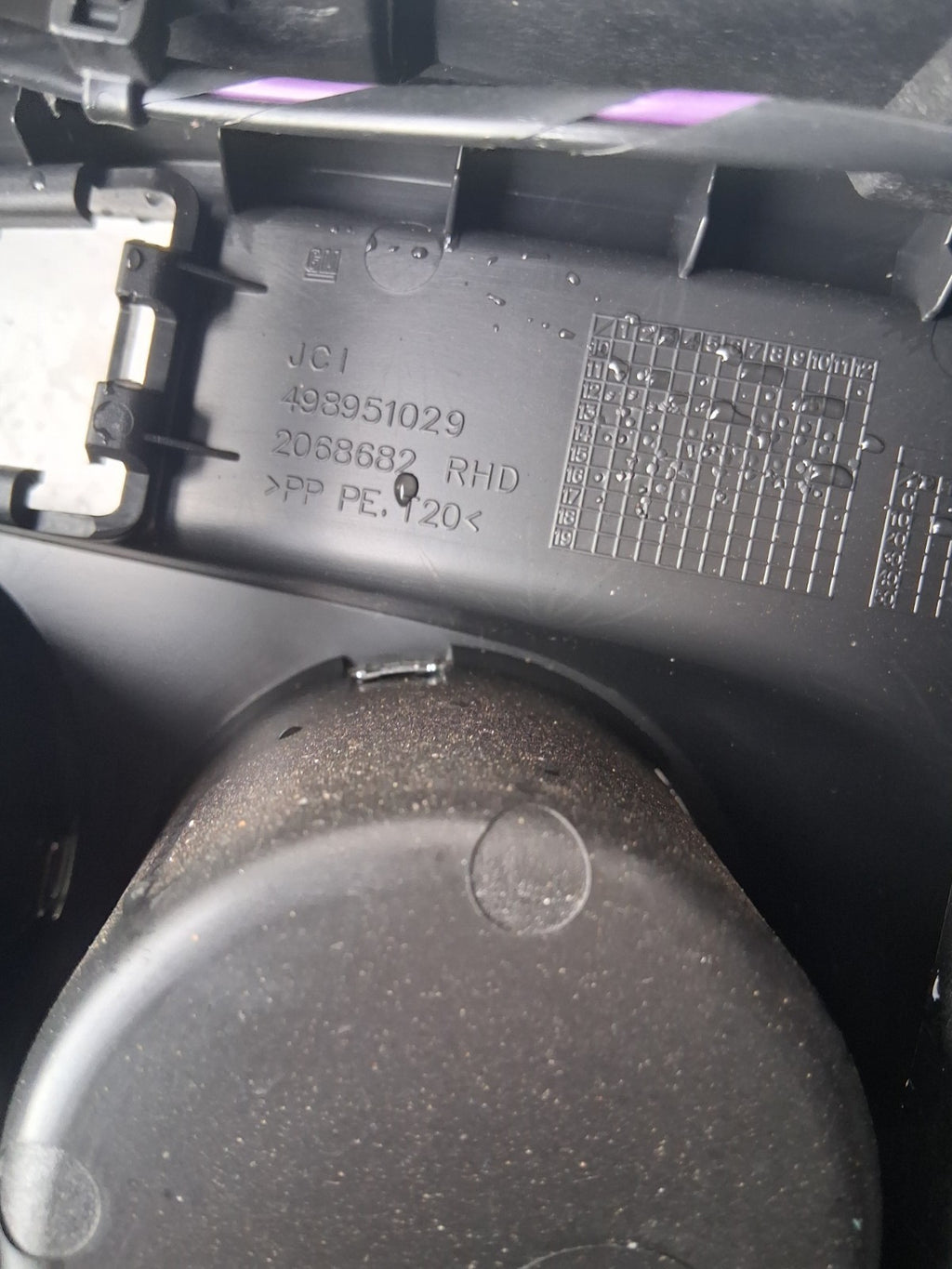 2017 VAUXHALL ZAFIRA C CENTRE CONSOLE AND CUP HOLDER 498951029