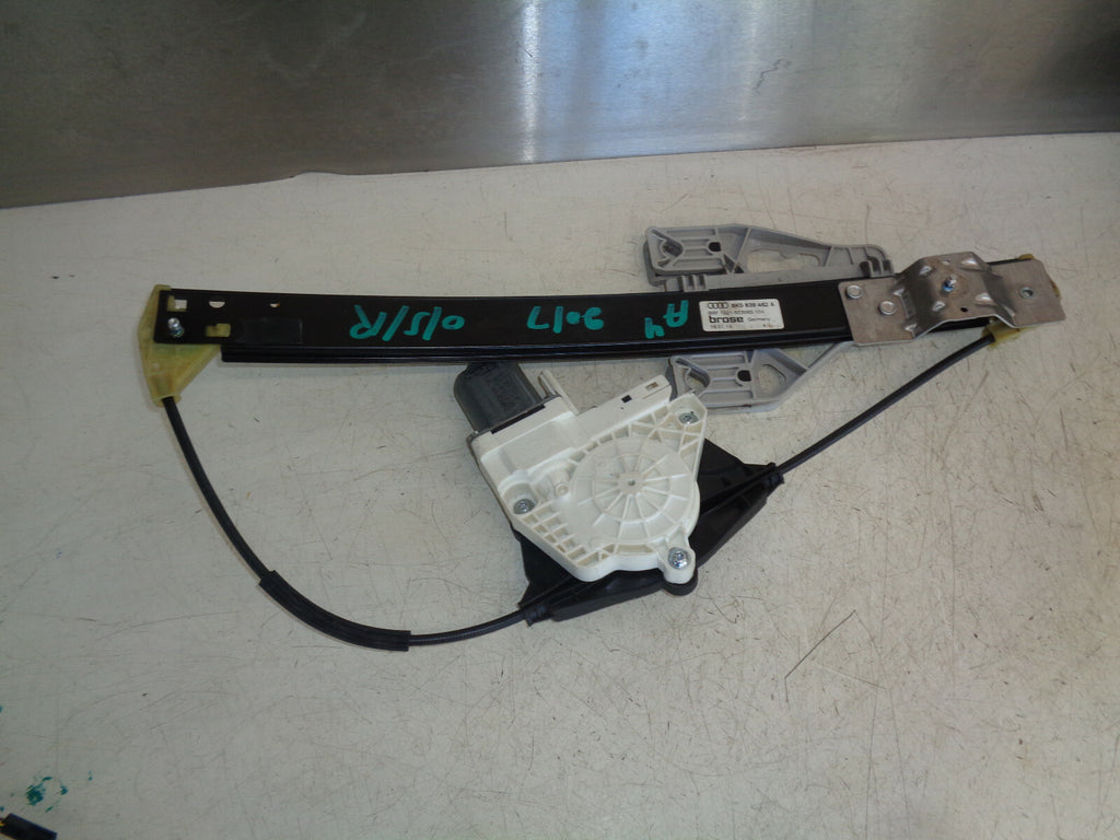AUDI A4 2014 B8 OSR DRIVER REAR DOOR ESTATE WINDOW MOTOR REGULATOR 8K0959812A