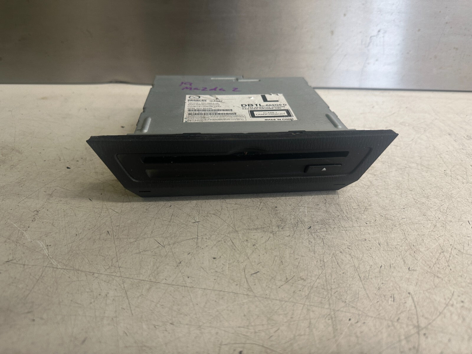 2019 MAZDA 2 DJ MK3 CD PLAYER STEREO HEAD UNIT RADIO MD4954 /46