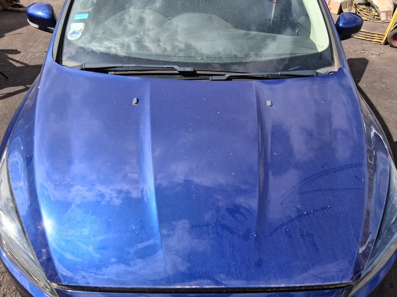 2015 FORD FOCUS MK3 FRONT BONNET HOOD PANEL DEEP IMPACT BLUE MET HF