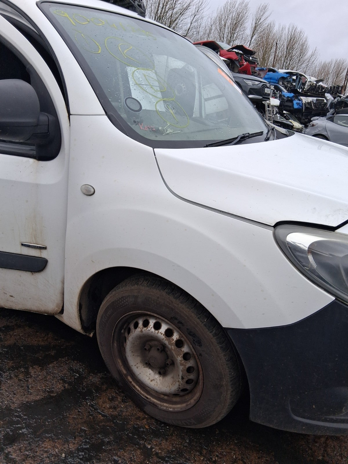 2016 MERCEDES CITAN W415 OSF DRIVER SIDE FRONT RIGHT WING PANEL WHITE