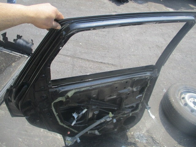 2010 NISSAN QASHQAI J10 +2 PLUS 2 NS PASSENGE SIDE REAR DOOR COMPLETE BLACK Z11G