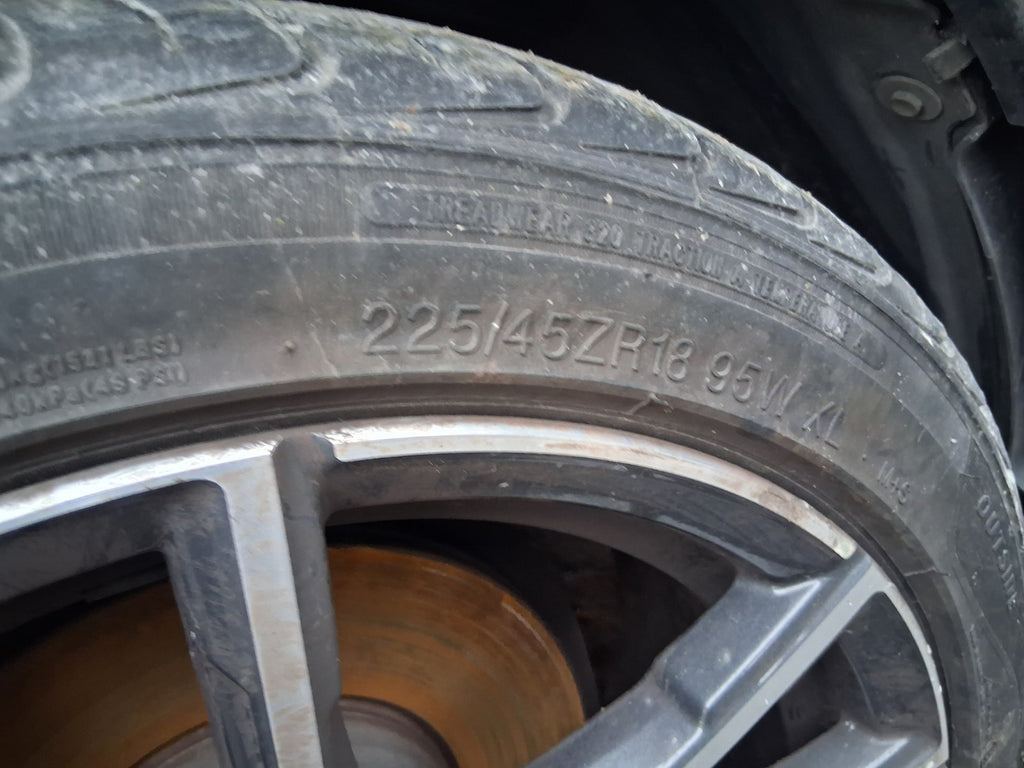 BMW 3 SERIES G20 2019 18 INCH ALLOY WHEEL WITH TYRE 225/45ZR18 REF 2