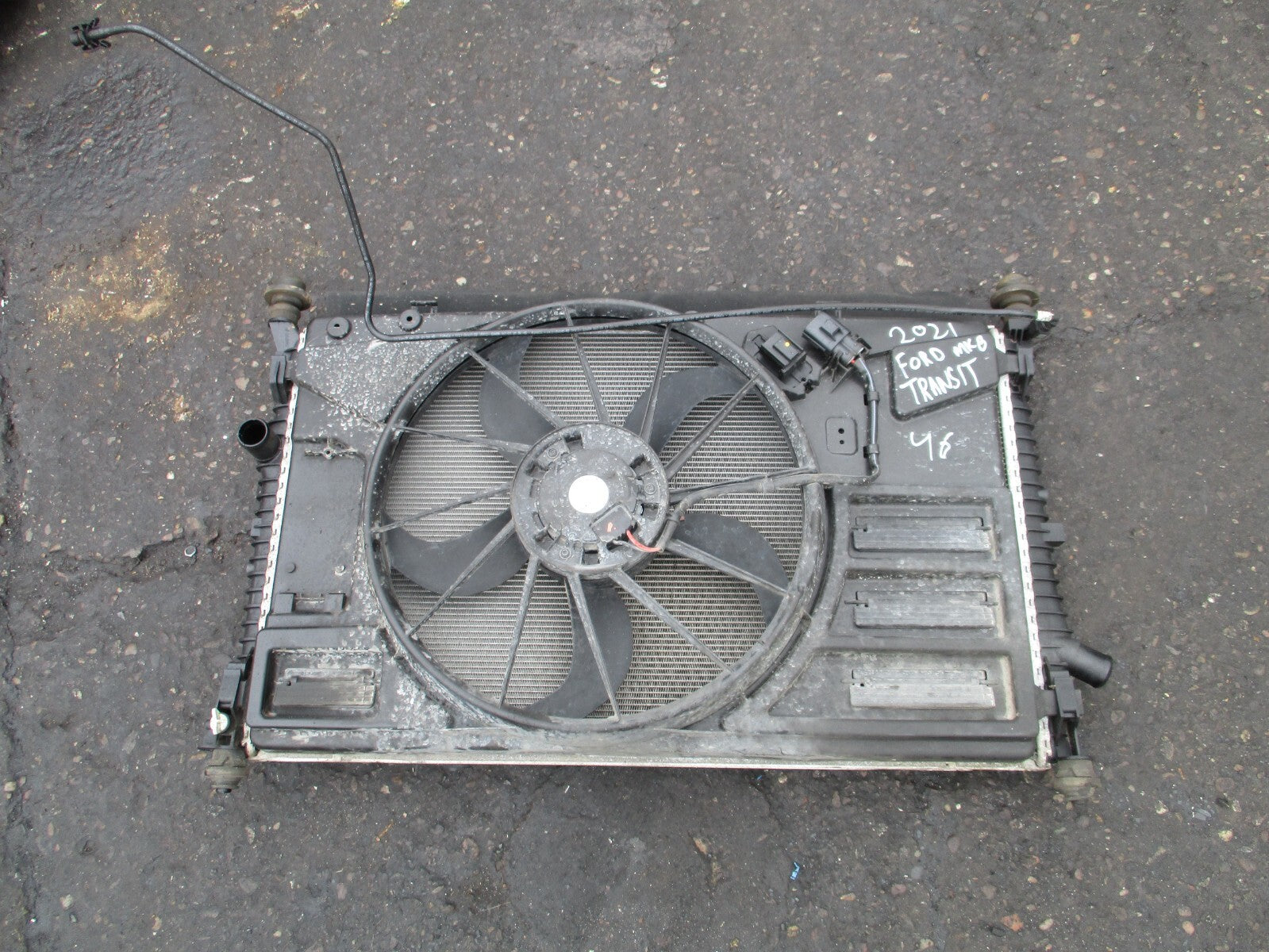 2021 FORD TRANSIT 350 MK8 2.0 DIESEL RADIATOR RADPACK GK218C342BC BK218C607DA