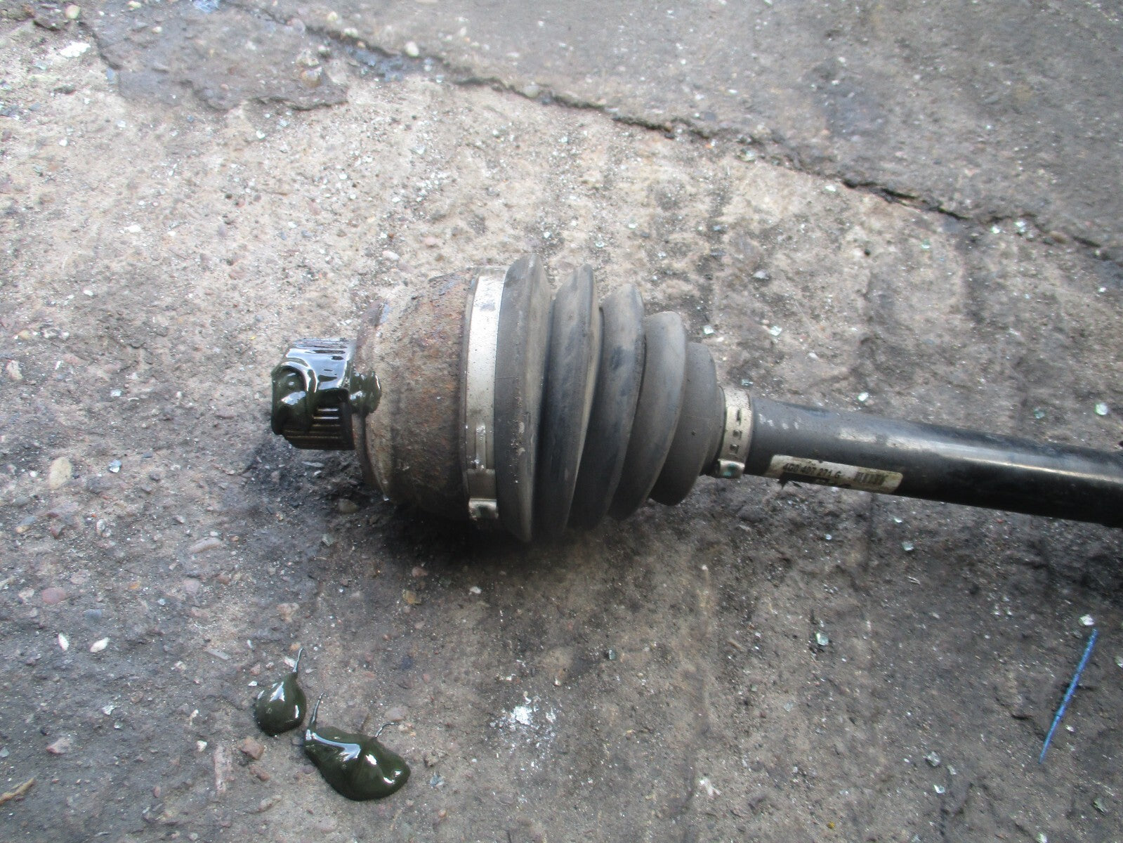2004 AUDI A6 C5 OSF DRIVER SIDE FRONT RIGHT DRIVESHAFT 4G0407271G