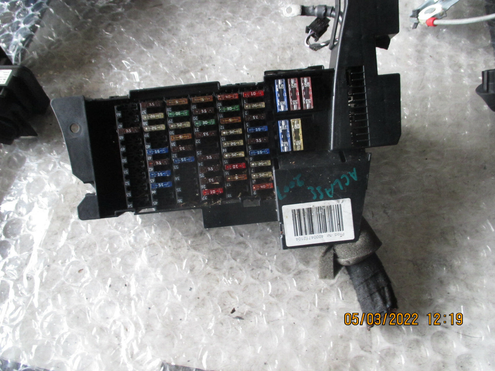 MERCEDES-BENZ A-CLASS 2007 MK2 W169 FUSE BOX 1695450540