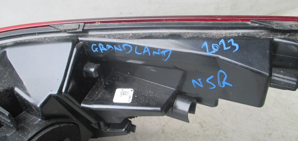 2023 VAUXHALL GRANDLAND NSR REAR OUTER RIGHT TAIL LIGHT LAMP 9846766680