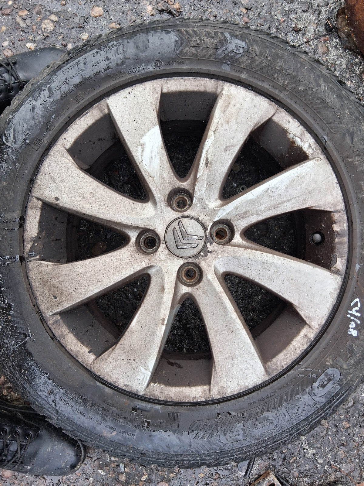 2008 CITROEN C4 PICASSO 16 INCH ALLOY WHEEL WITH TYRE 215/55R16