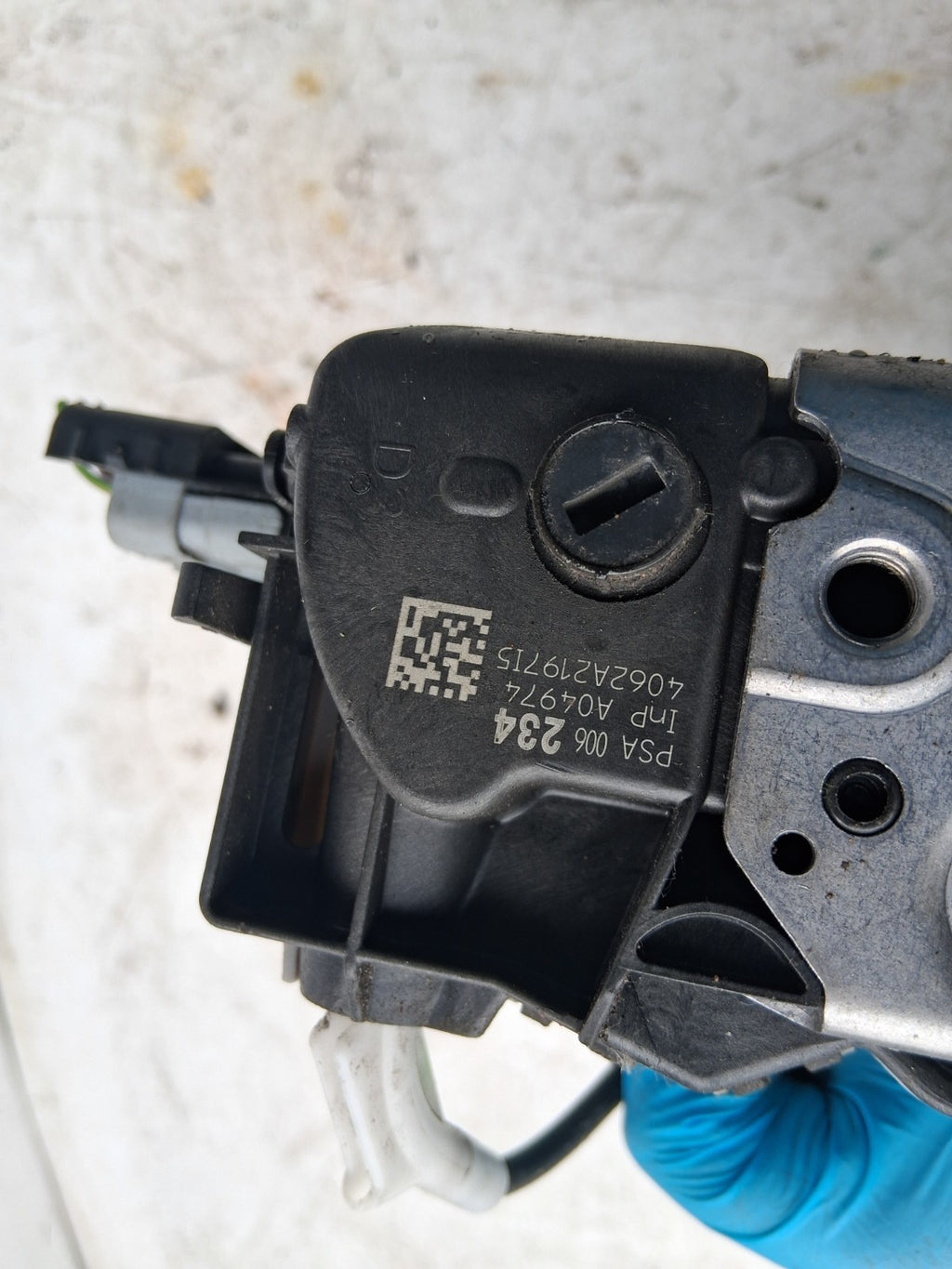 2012 PEUGEOT 3008 MK1 NSR PASSENGER SIDE REAR LEFT DOOR LOCK MECHANISM A04974