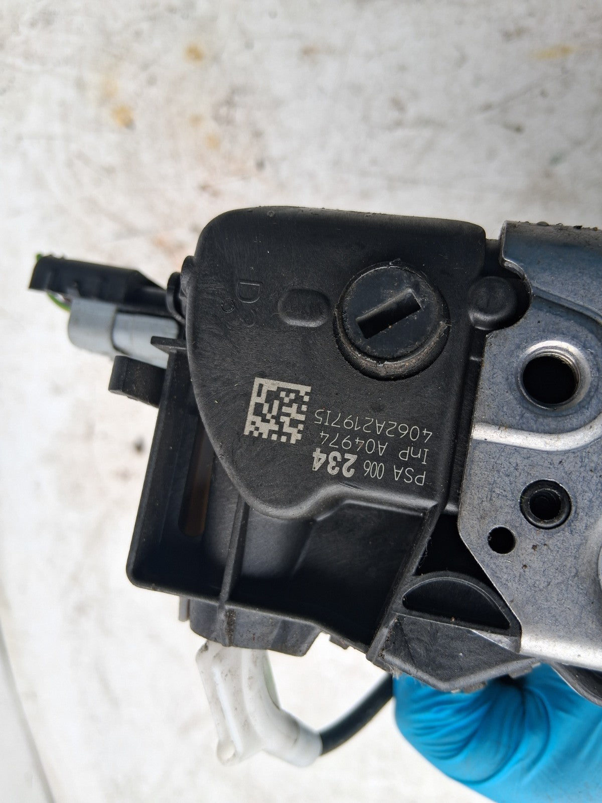 2012 PEUGEOT 3008 MK1 NSR PASSENGER SIDE REAR LEFT DOOR LOCK MECHANISM A04974