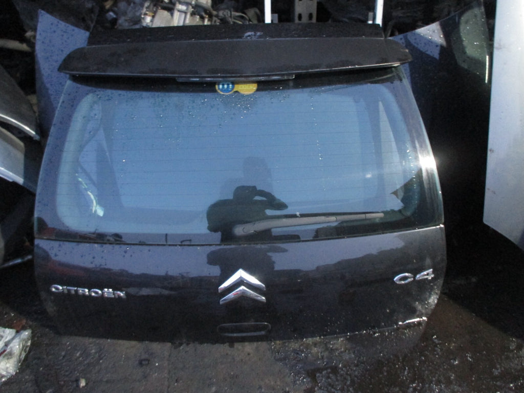 CITROEN C4 MK1 2007 REAR COMPLETE TAILGATE BOOTLID BLACK