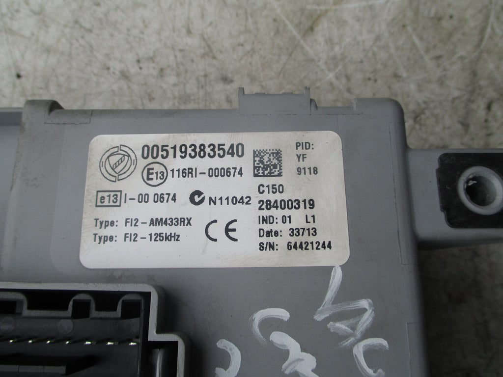 VAUXHALL COMBO D 2014 FUSE BOX MODULE UNIT 519383540