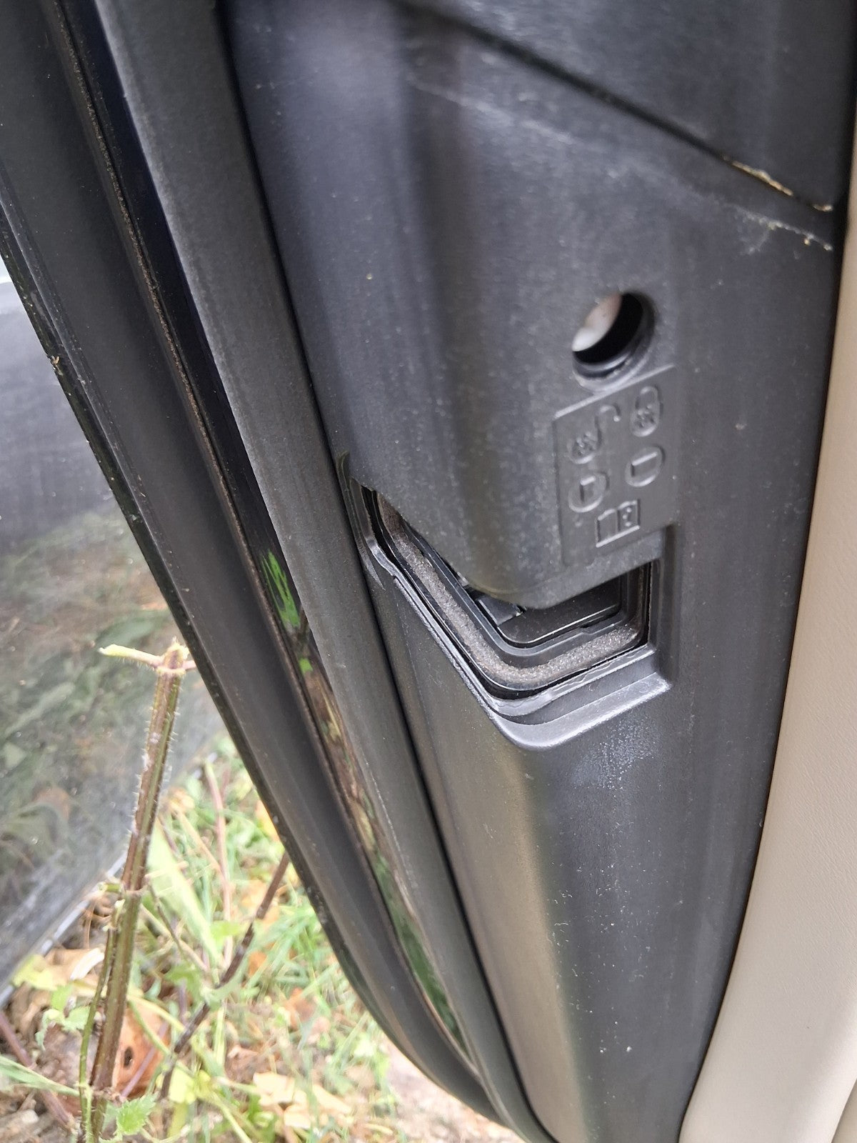 2012 JAGUAR XJ X351 NSR PASSENGER SIDE REAR LEFT DOOR LOCK MECHANISM