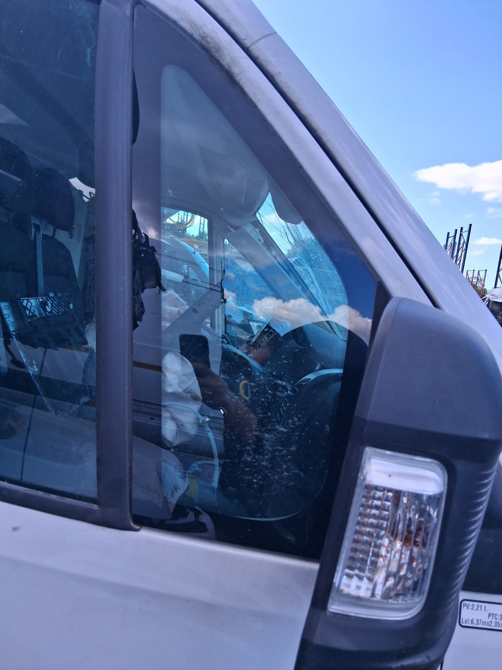 2025 CITROEN RELAY MK3 HIGH ROOF OS DRIVER SIDE FRONT QUARTER WINDOW GLASS