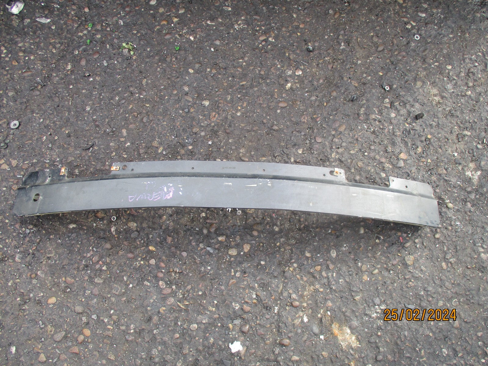 VAUXHALL MERIVA B 2010 FRONT BUMPER CRASH REINFORCEMENT BAR BLACK