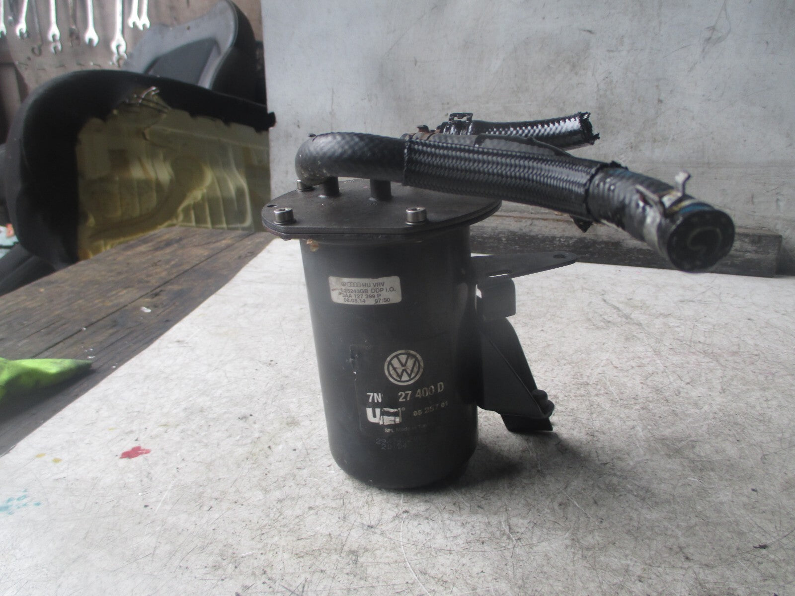 VW VOLKSWAGEN PASSAT B7 2014 FUEL FILTER HOUSING 3AA127399P