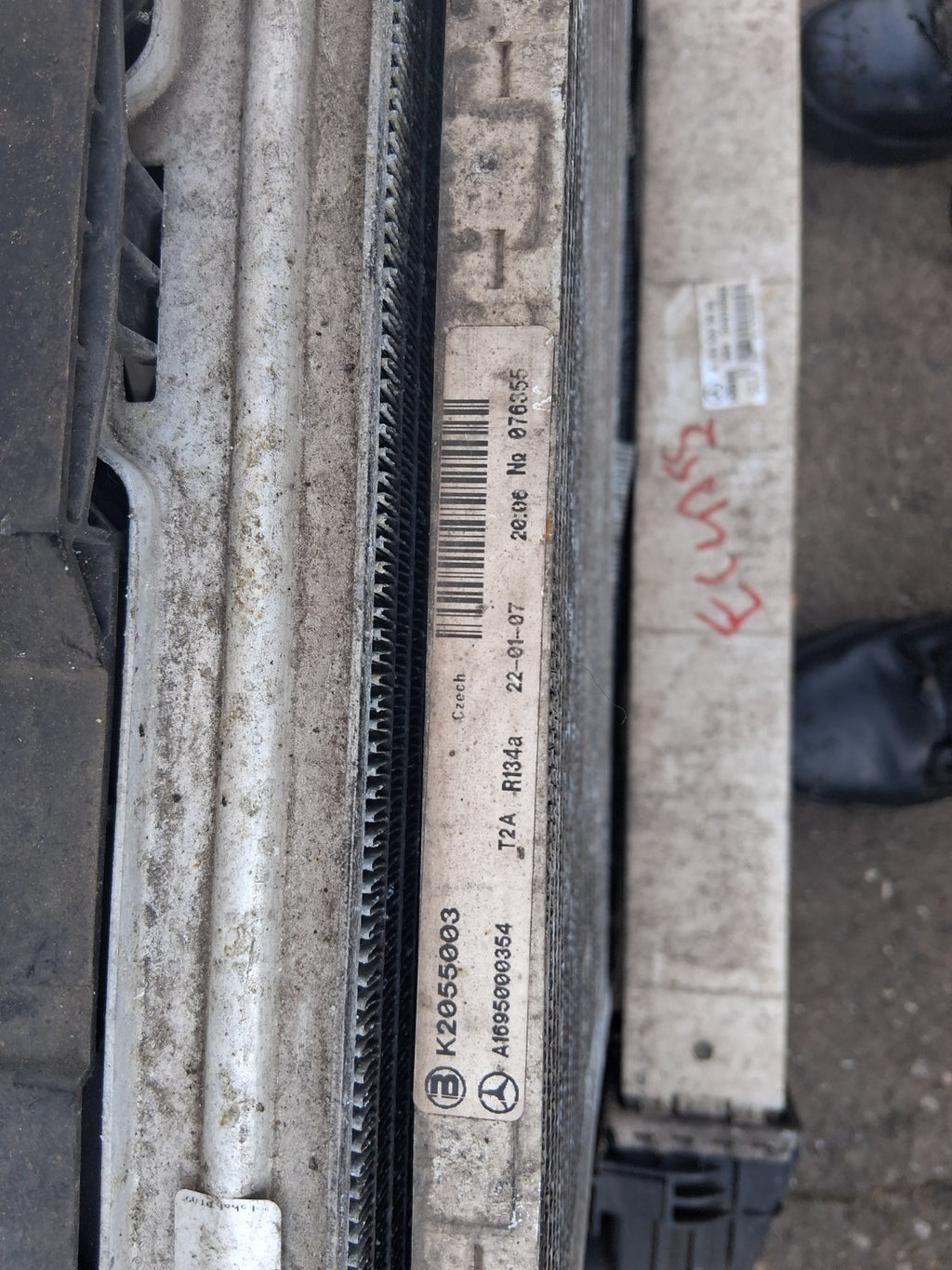 2005 MERCEDES E CLASS W211 E220 2.2 DIESEL AUTO RADIATOR RAD PACK A1695000354