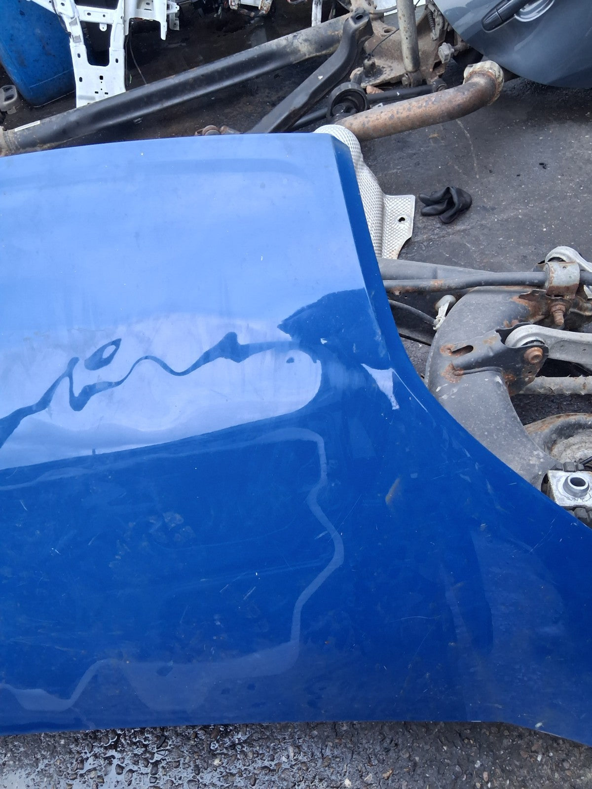 2016 FIAT FIORINO FRONT BONNET HOOD PANEL BLUE