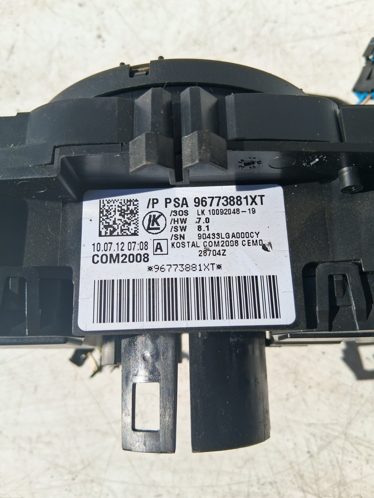 2012 CITROEN DS3 INDICATOR WIPER CONTROL SWITCH STALK 0430760018
