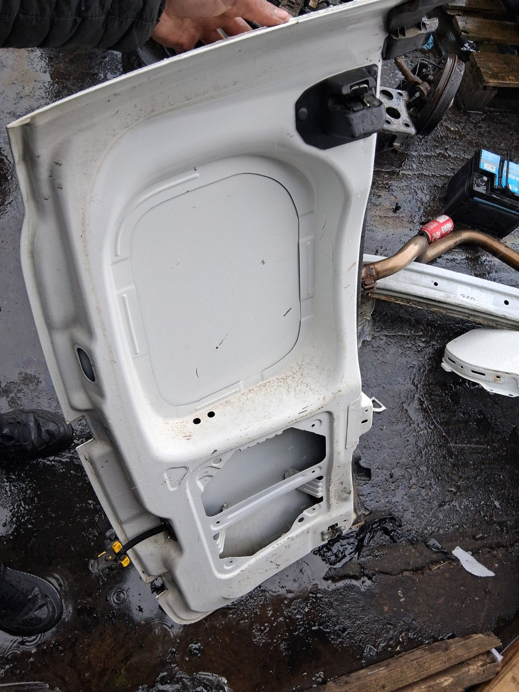 2021 FIAT FIORINO MK3 OSR DRIVER SIDE REAR RIGHT COMPLETE DOOR WHITE