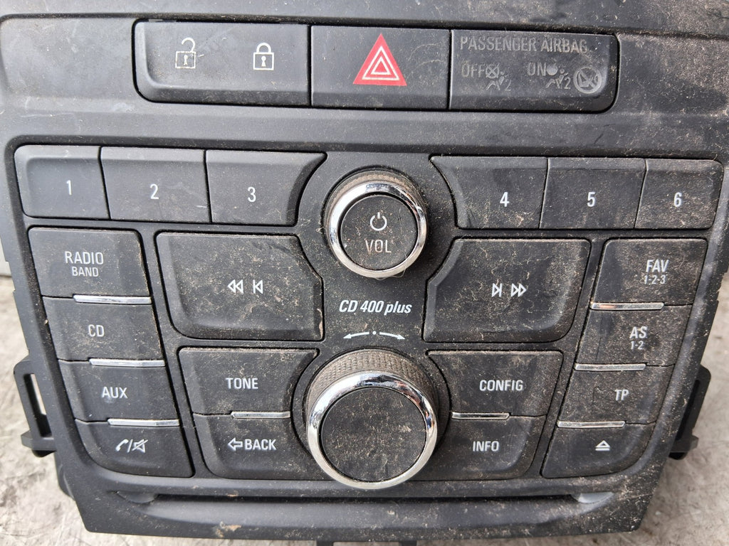2016 VAUXHALL ZAFIRA C MK3 RADIO CD PLAYER ,MULTIMEDIA SWITCH PANEL 13474072