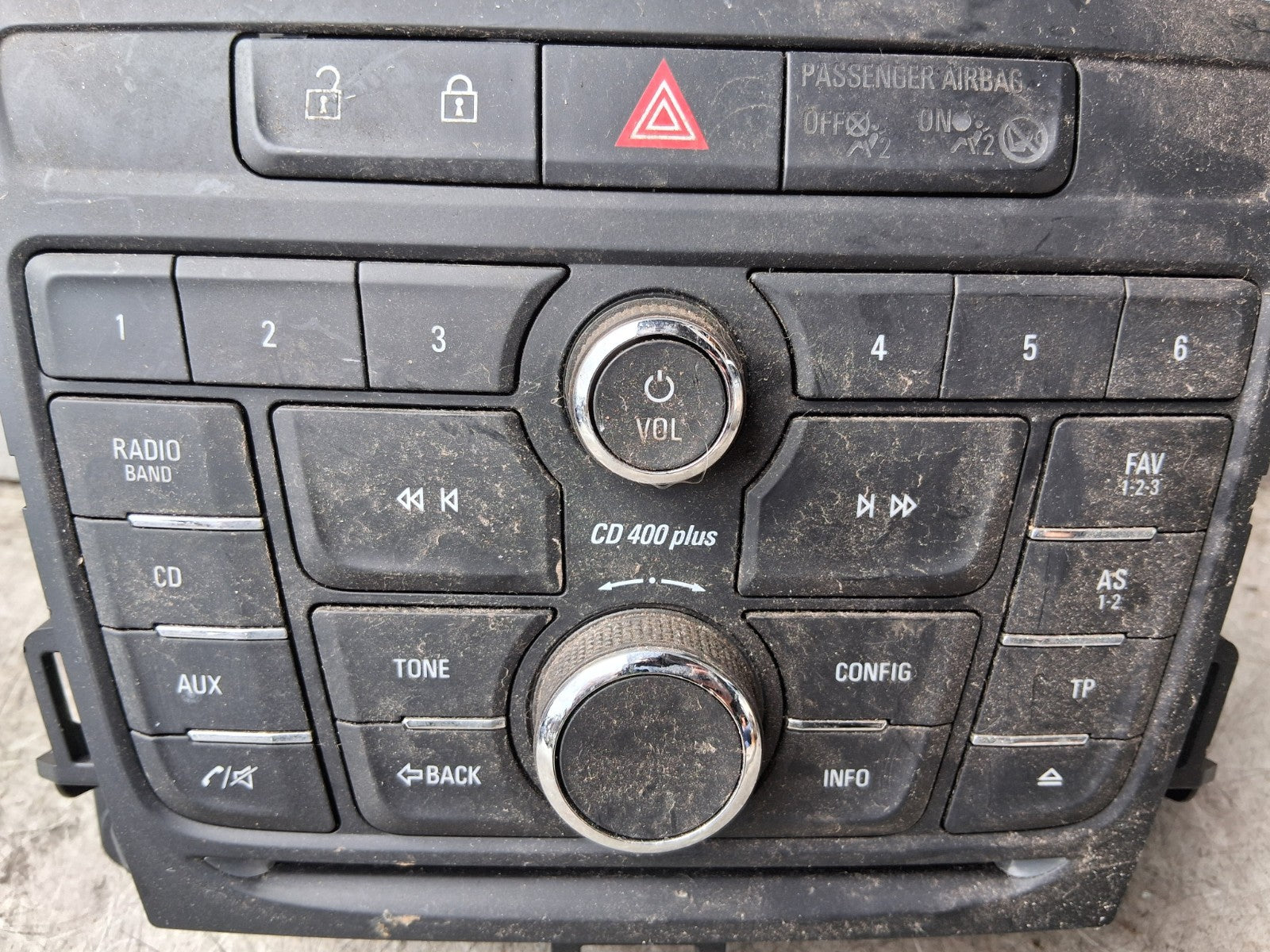 2016 VAUXHALL ZAFIRA C MK3 RADIO CD PLAYER ,MULTIMEDIA SWITCH PANEL 13474072
