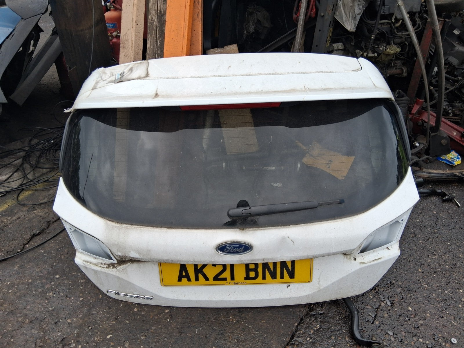 2021 FORD FIESTA MK8 ST LINE 3 DOOR BARE TAILGATE BOOTLID WHITE