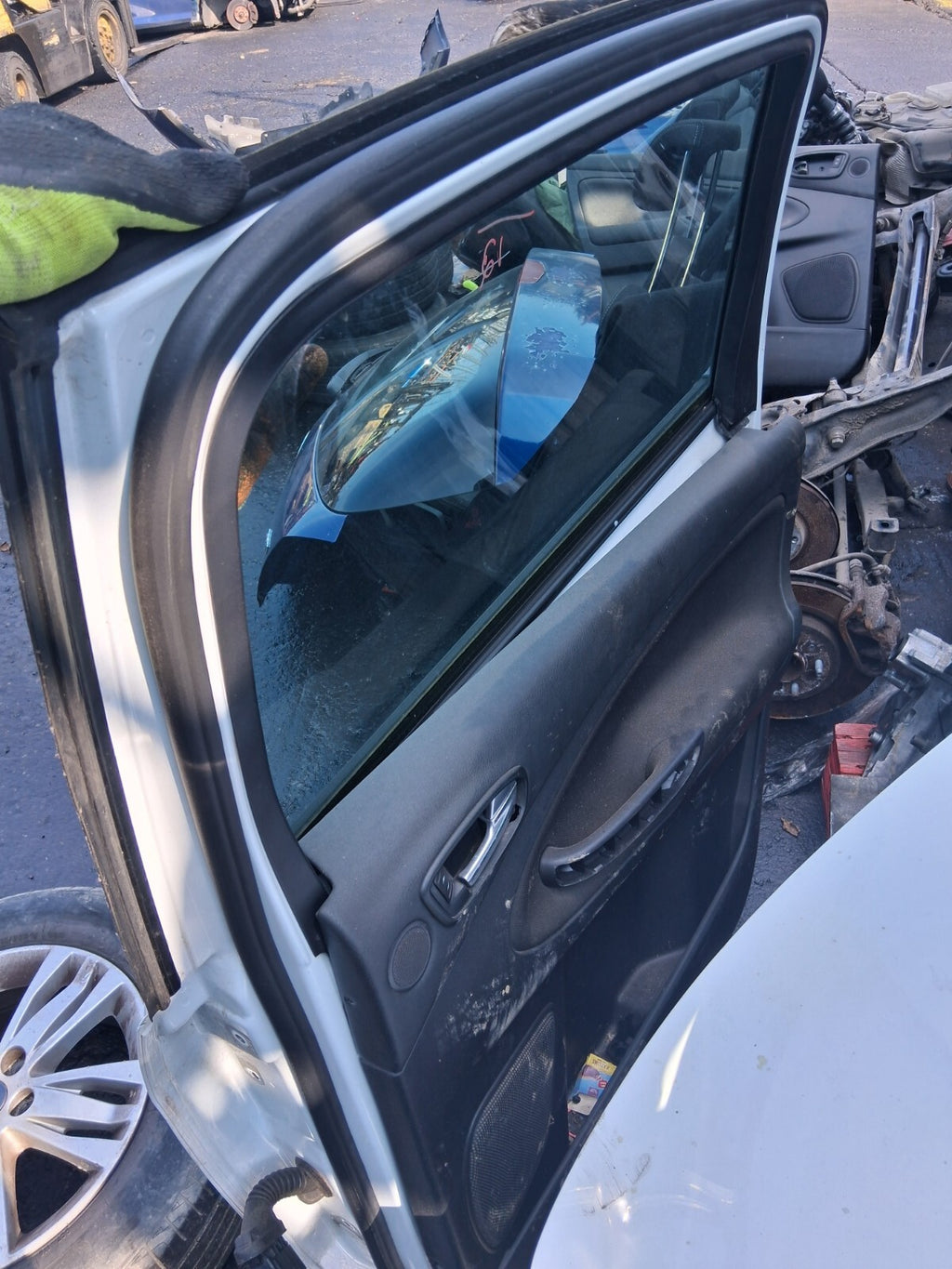 FORD S MAX MK1 2013 OSR DRIVER SIDE REAR COMPLETE DOOR BLUE