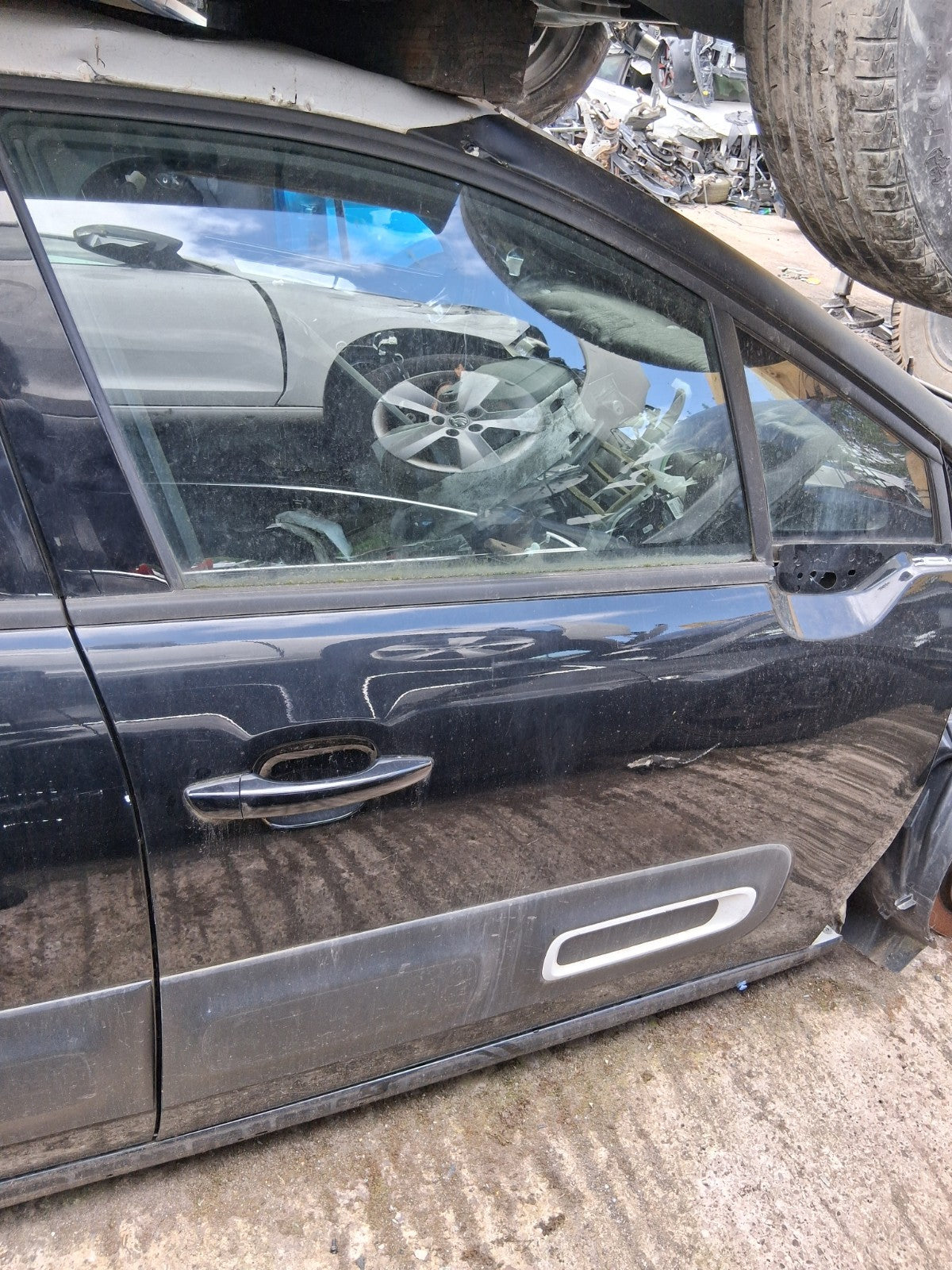 2021 CITROEN C3 MK3 OSF DRIVER SIDE FRONT BARE DOOR NOIR PERLA NERA KTV