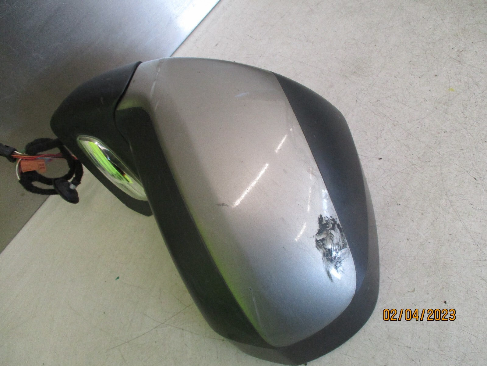 PEUGEOT 5008 MK1 2013 NS PASSENGER SIDE FRONT WING MIRROR VAPOR GREY