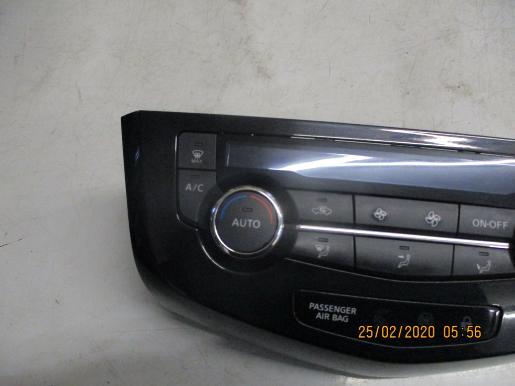 NISSAN QASHQAI J11 MK2 2018 HEATER AC CLIMATE CONTROL SWITCH PANEL 275004EA0A