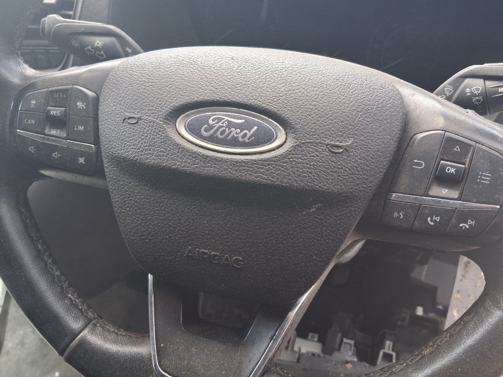 2021 FORD TRANSIT MK8 STEERING WHEEL AIRBAG