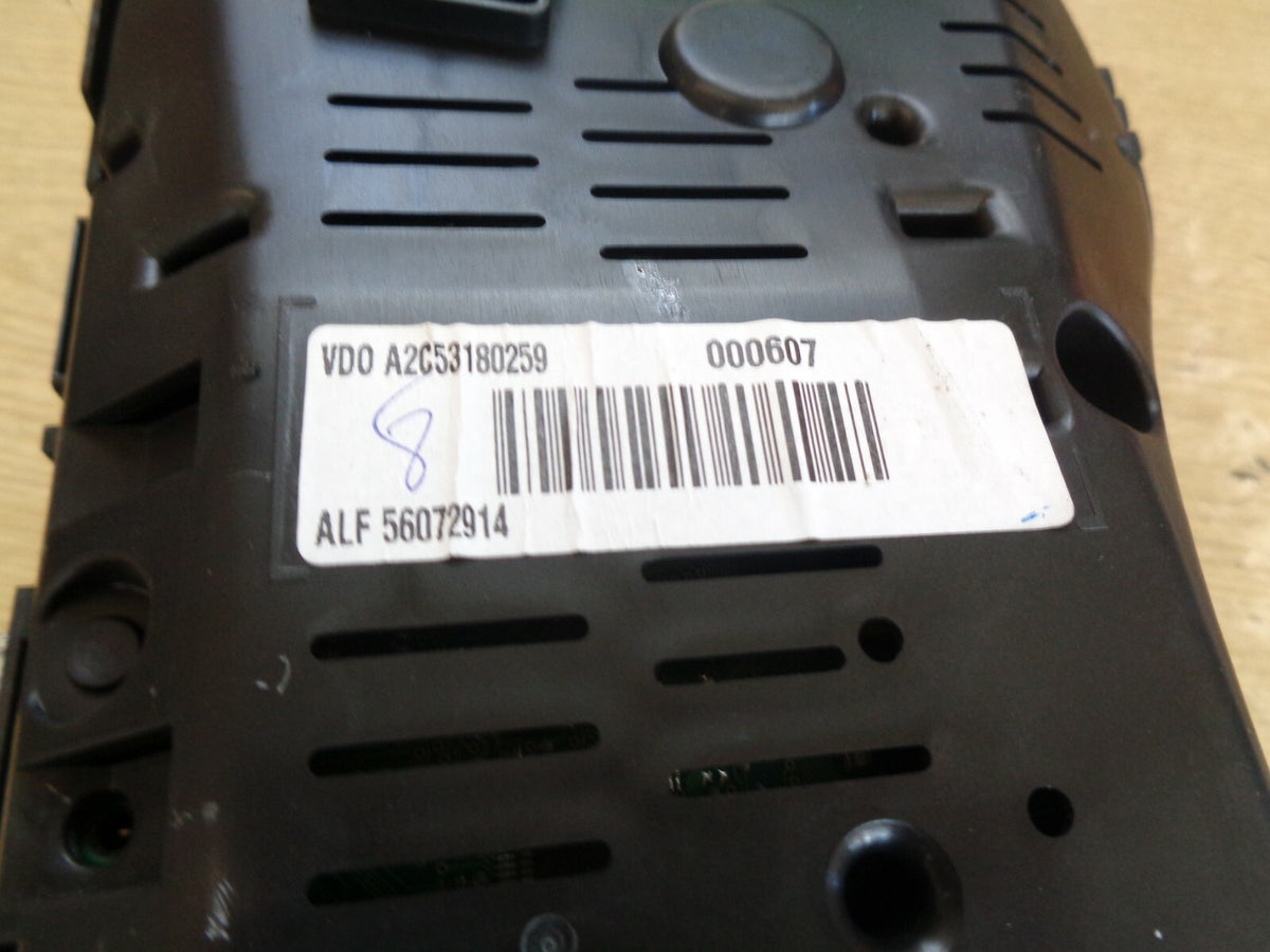 ALFA ROMEO 159 1.9 DIESEL SPEEDO CLOCKS MANUAL 56072914