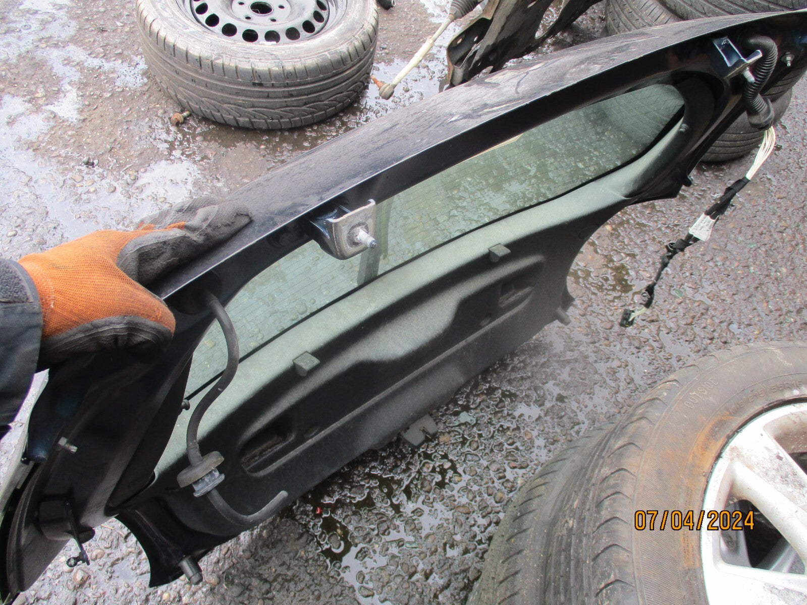 CITROEN DS3 2015 3 DOOR REAR COMPLETE TAILGATE BOOTLID BLUE