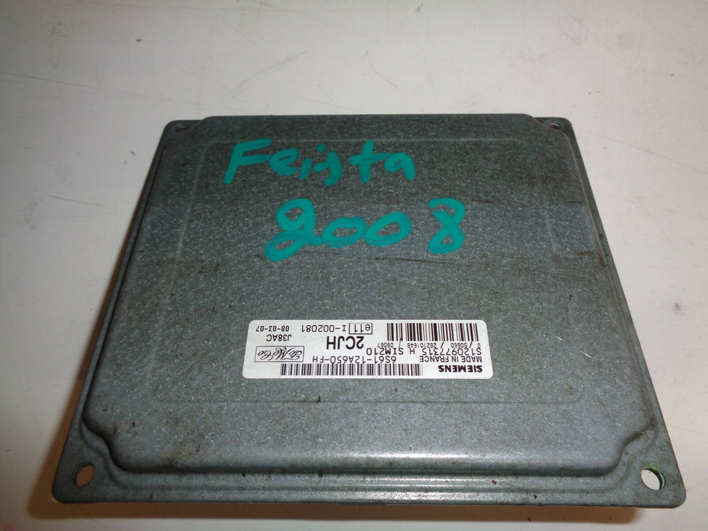 FORD FIESTA 2008 5 DOOR PETROL ENGINE ECU ENGINE CONTROL MODULE 6S6112A650FH